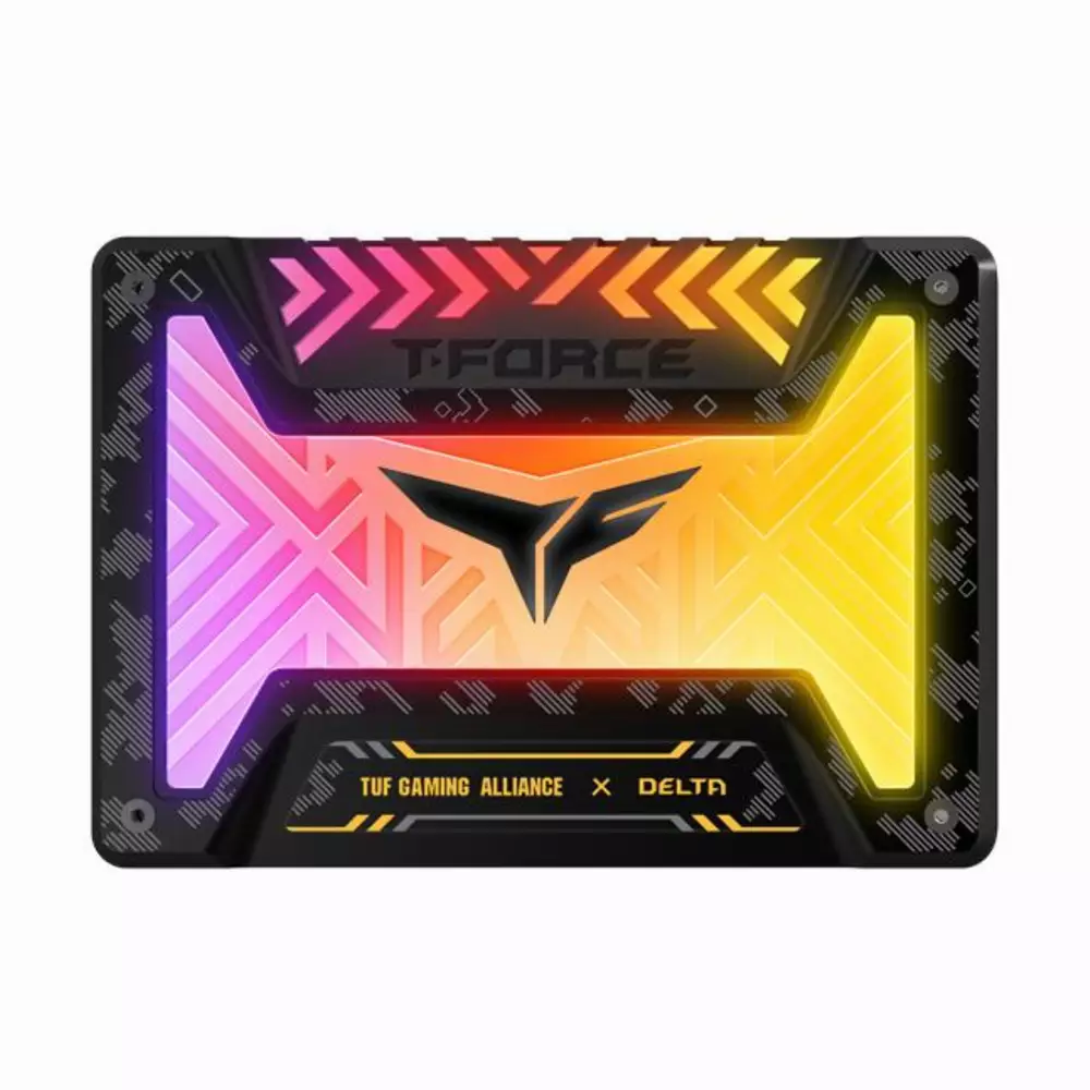 Диск SSD Team Group T-Force Delta TUF RGB 500GB Black