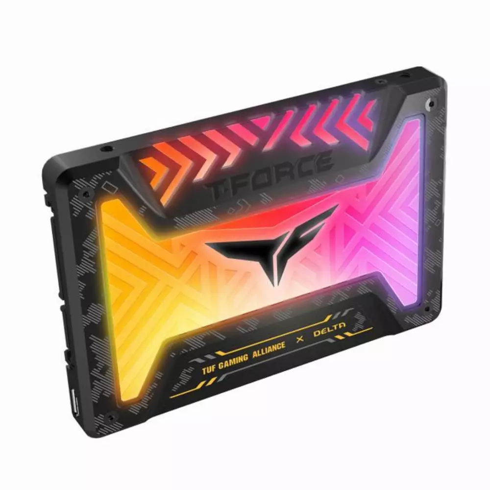 Диск SSD Team Group T-Force Delta TUF RGB 500GB Black