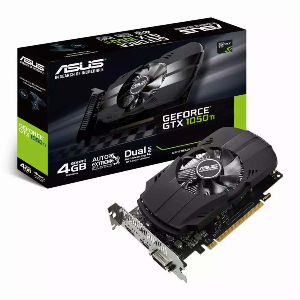 Видео карта ASUS Phoenix GeForce GTX 1050 Ti 4GB