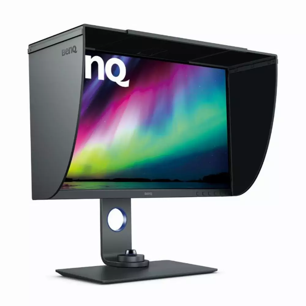 Οθόνη BenQ SW270C, IPS, 27 ίντσες, Wide, WQHD, HDMI, DP, USB-C, USB Hub, Card Reader, Μαύρο