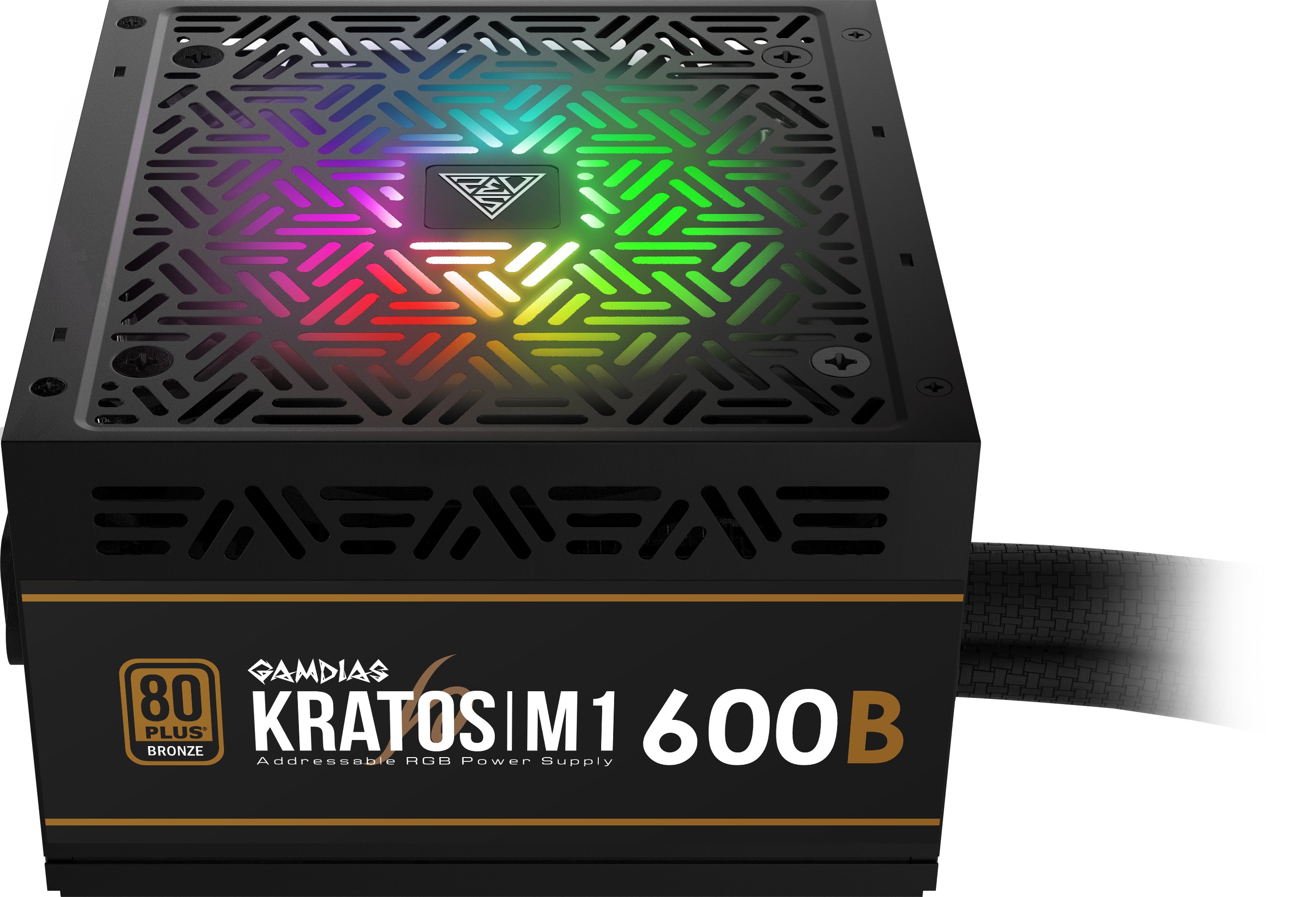 Захранване Gamdias KRATOS M1-600B 600W Bronze Addressable RGB PSU