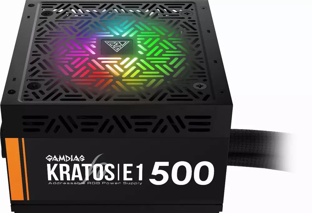 Захранване Gamdias KRATOS E1-500 500W Addressable RGB PSU 