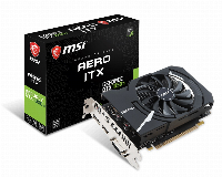Видео карта MSI GeForce GTX 1050Ti AERO ITX 4G OCV1