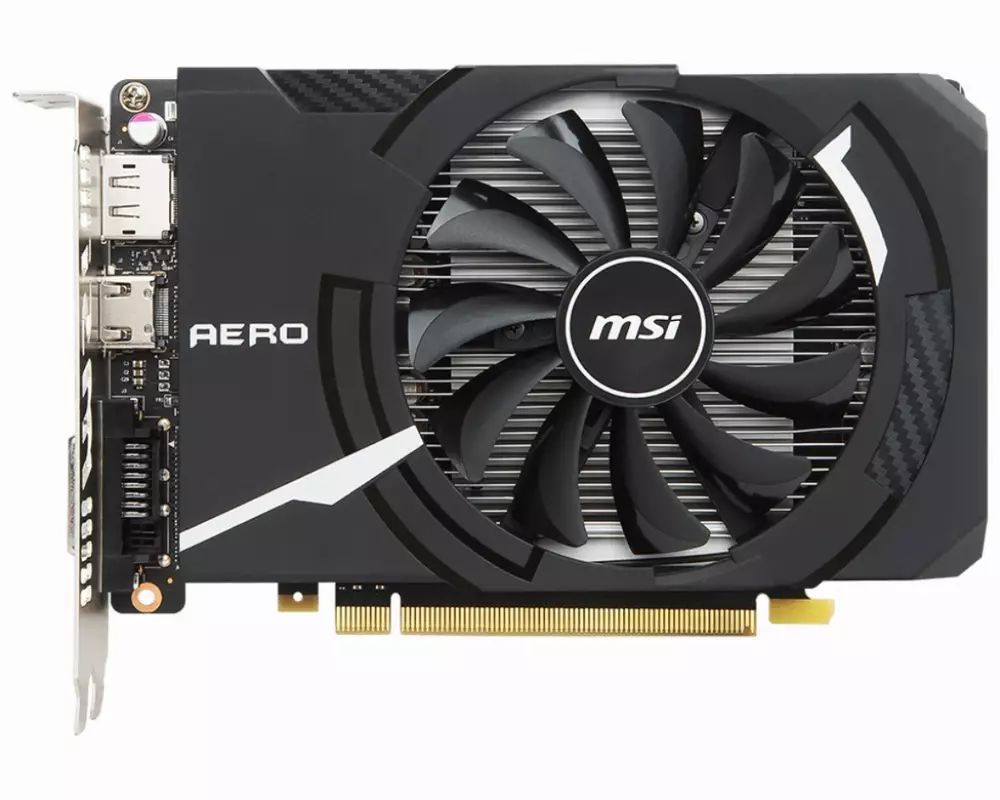 Видео карта MSI GeForce GTX 1050Ti AERO ITX 4G OCV1