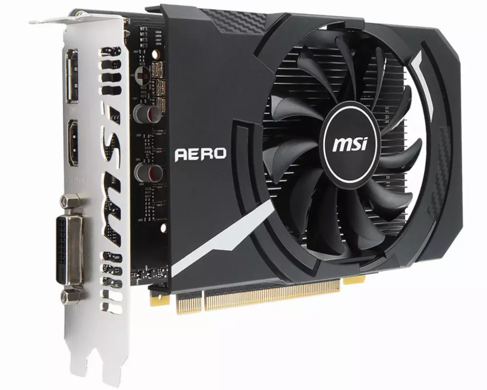 Видео карта MSI GeForce GTX 1050Ti AERO ITX 4G OCV1