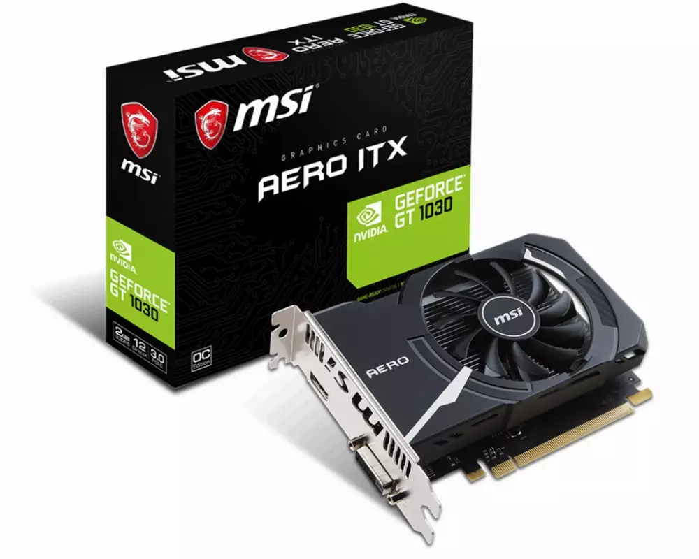 Видео карта MSI GeForce GT1030 AERO ITX 2G OC
