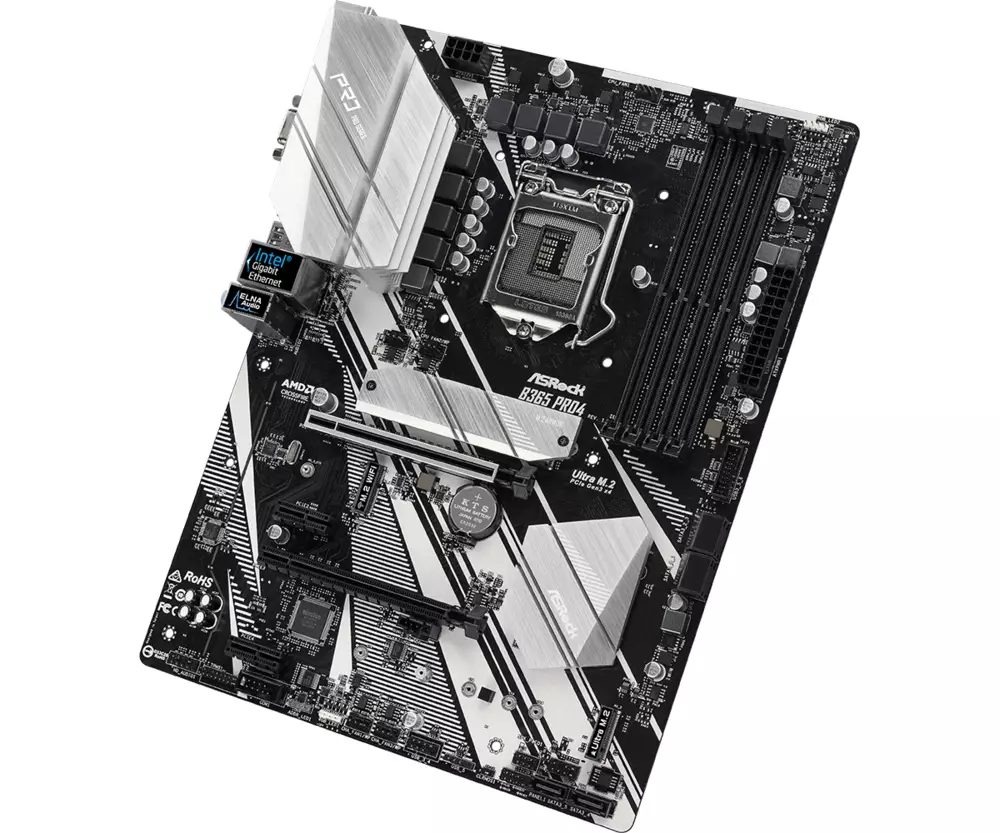 Дънна платка ASROCK B365-PRO4, Socket 1151 (300 Series), 4 x DDR4