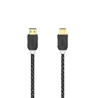 Кабел HAMA HDMI мъжко - HDMI мъжко, Ethernet, 1.5 м, Позлатени конектори, Черен