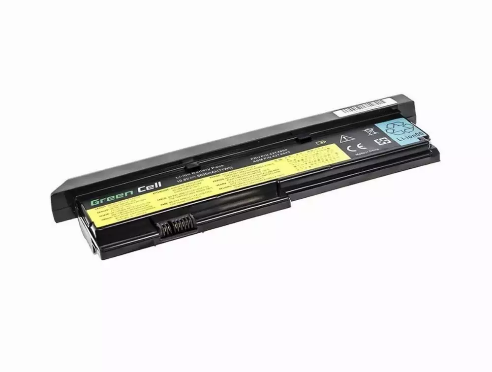 Батерия за лаптоп IBM Lenovo ThinkPad X200 X201 X201i 42T4534 10.8V 6600mAh GREEN CELL