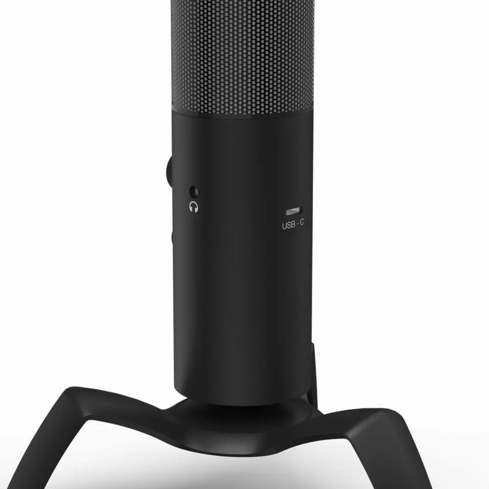 Настолен микрофон uRage Stream 750 HD Illuminated, Черен