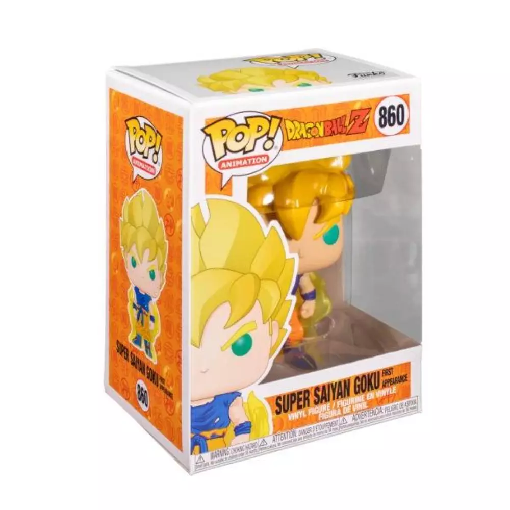 Фигурка Funko POP! Animation: Dragonball Z S8 - Super Saiyan Goku First Appearance #860