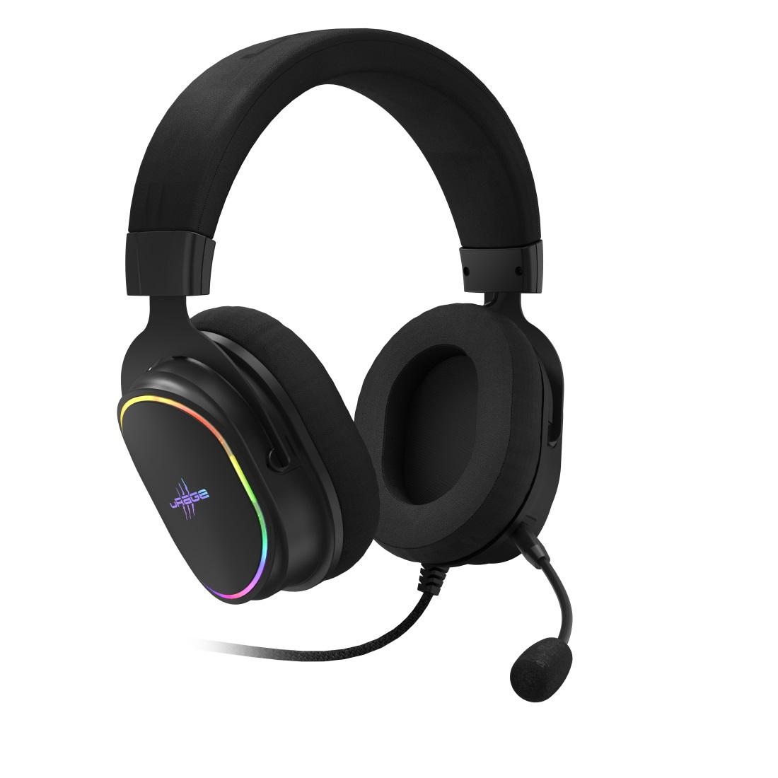 Auriculares gaming Hama uRage SoundZ 800 7.1, Micrófono, USB, RGB, Negro