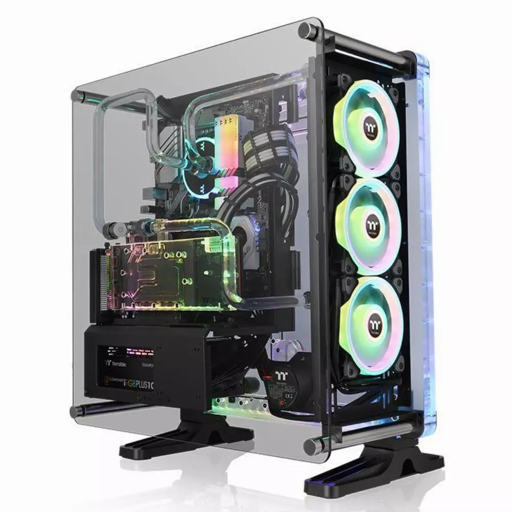 Кутия Thermaltake DistroCase 350P TG Black ATX Mid Tower