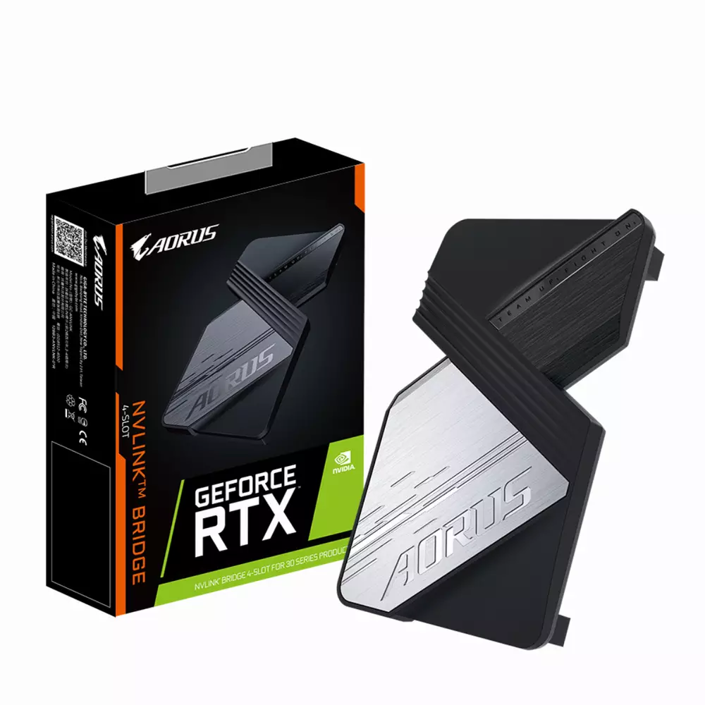 Мост за 2 графични карти Gigabyte AORUS GeForce RTX NVLink Bridge 4 Slot 30 Series