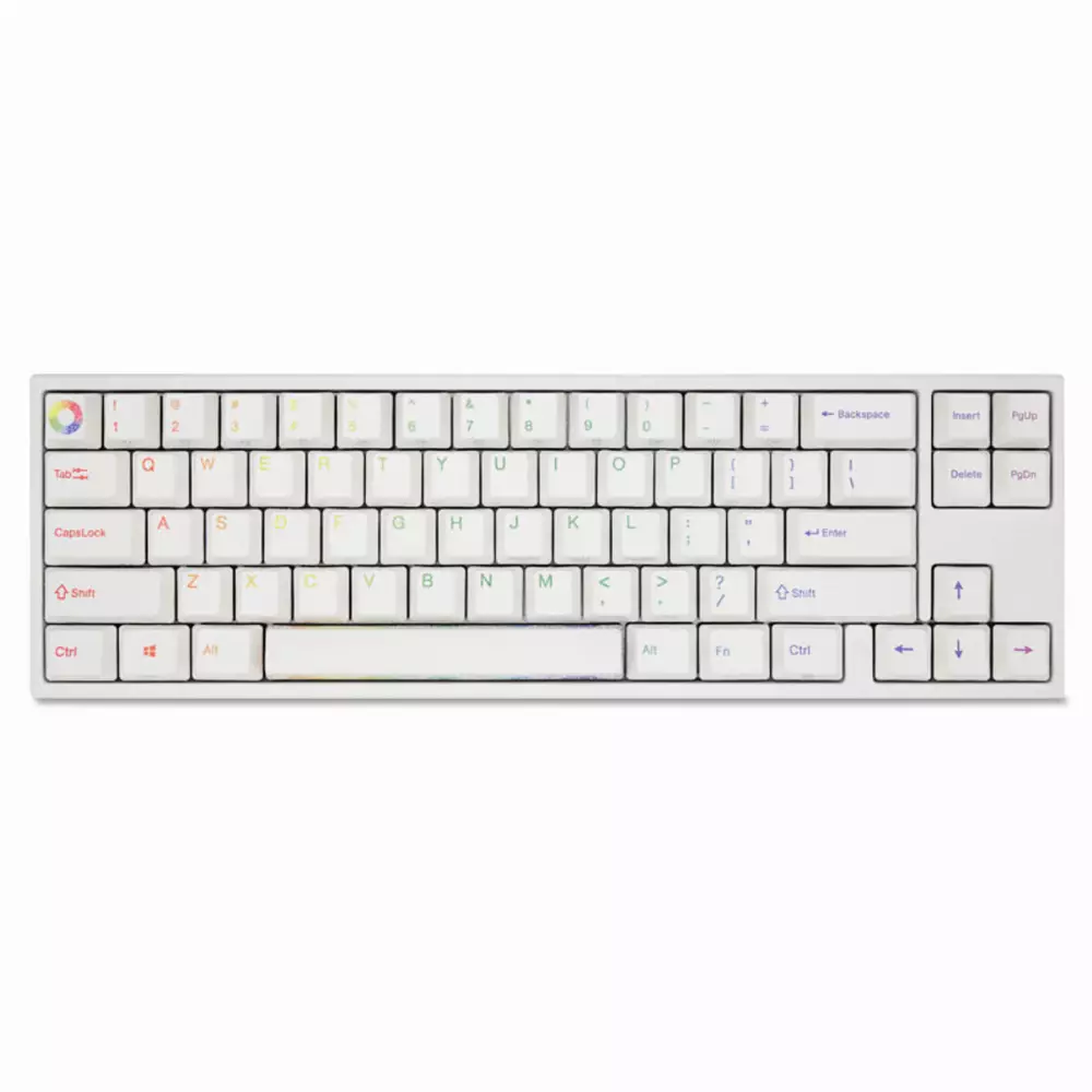 Геймърскa механична клавиатура Ducky x Varmilo Miya Pro Rainbow RGB, Cherry MX Brown