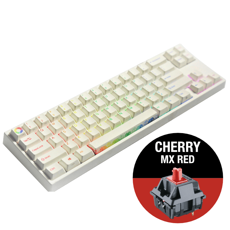 Gaming mechanical keyboard Ducky x Varmilo Miya Pro Rainbow RGB, Cherry MX Red