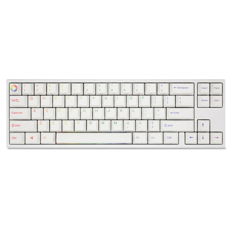Gaming mechanical keyboard Ducky x Varmilo Miya Pro Rainbow RGB, Cherry MX Silver