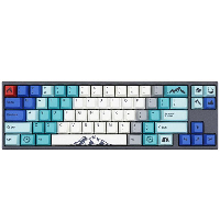 Геймърскa механична клавиатура Ducky x Varmilo Miya Pro Summit White LED, Cherry MX Red