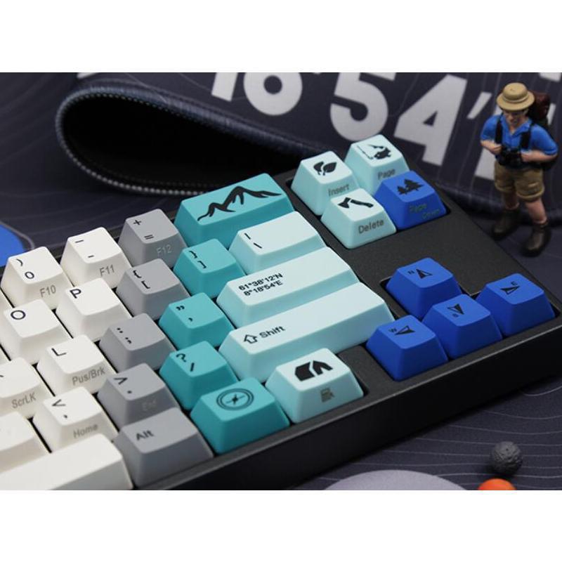 Геймърскa механична клавиатура Ducky x Varmilo Miya Pro Summit White LED, Cherry MX Red