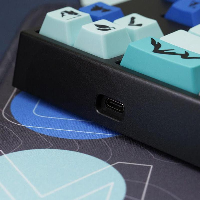 Геймърскa механична клавиатура Ducky x Varmilo Miya Pro Summit White LED, Cherry MX Red