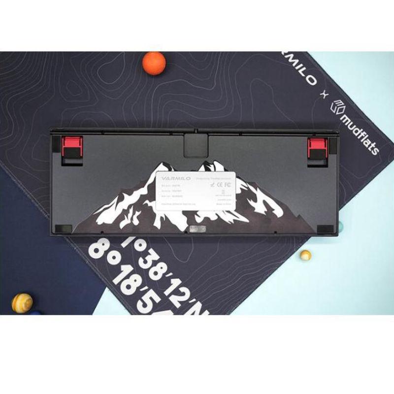 Геймърскa механична клавиатура Ducky x Varmilo Miya Pro Summit White LED, Cherry MX Red