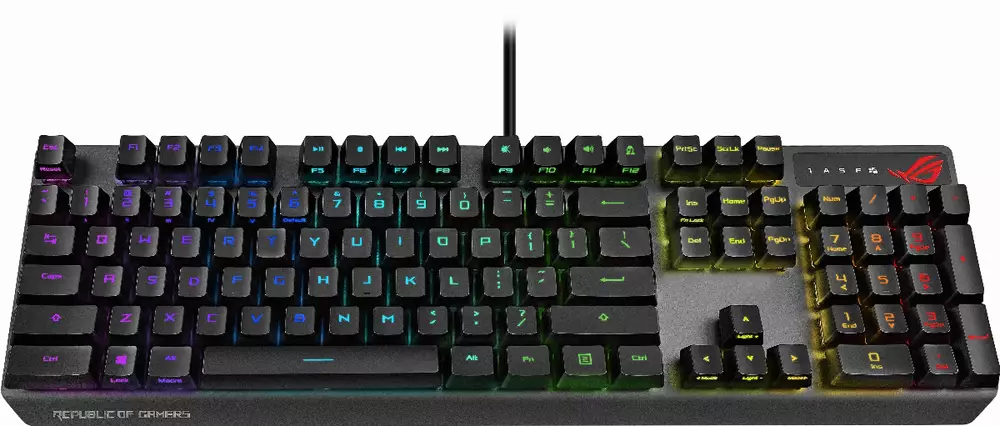 Геймърска механична клавиатура Asus ROG Strix Scope RX RED Optical Mechanical Switches