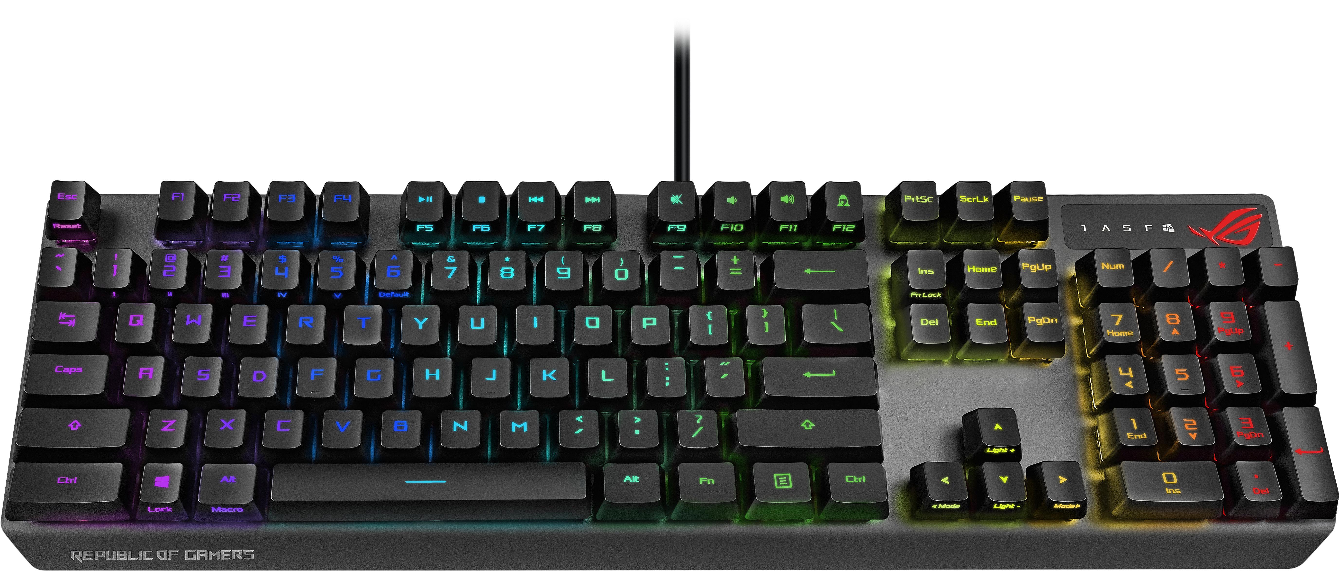 Геймърска механична клавиатура Asus ROG Strix Scope RX RED Optical Mechanical Switches