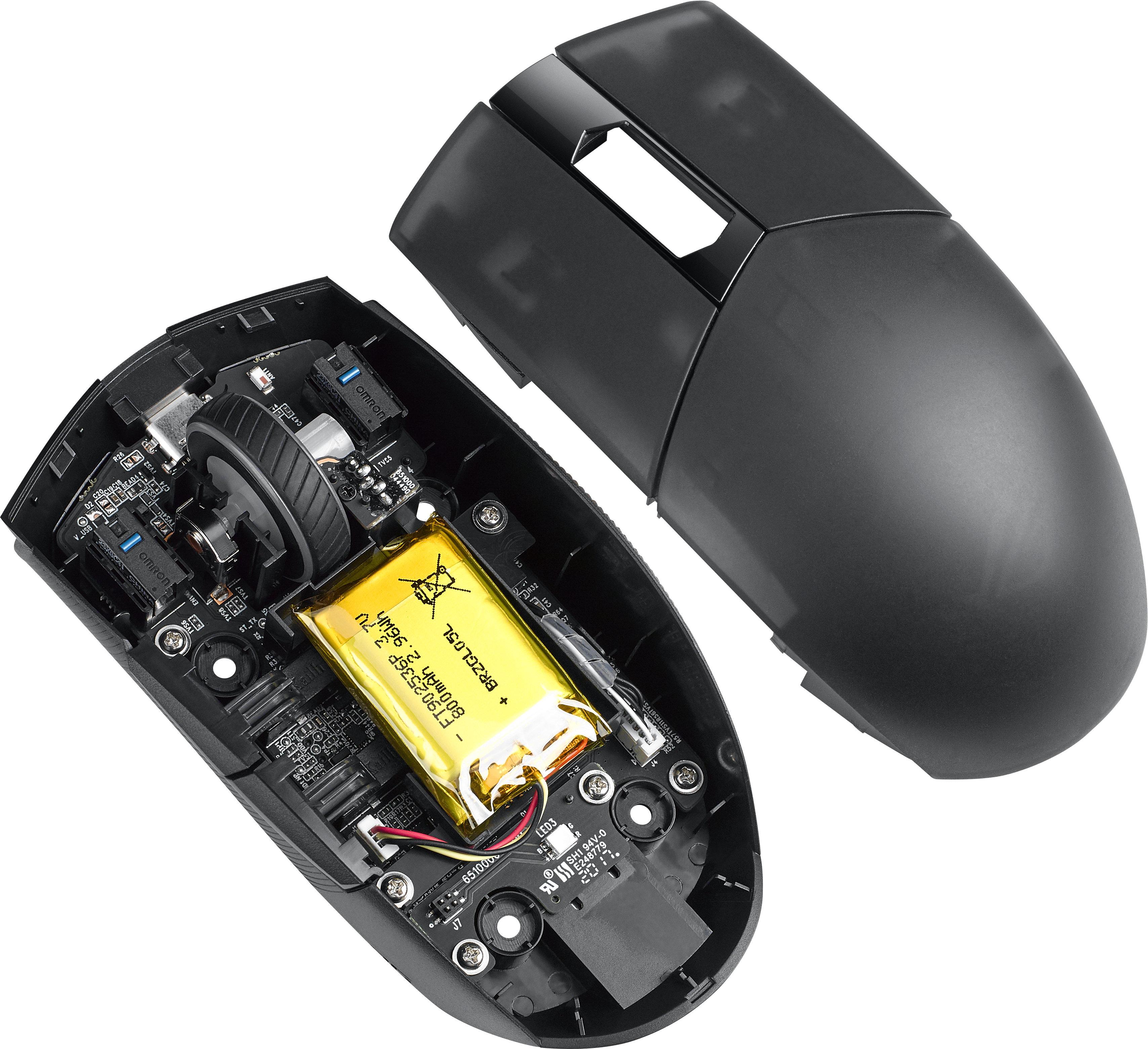 Геймърска мишка ASUS ROG Strix Impact II Wireless - 90MP01P0-BMUA00