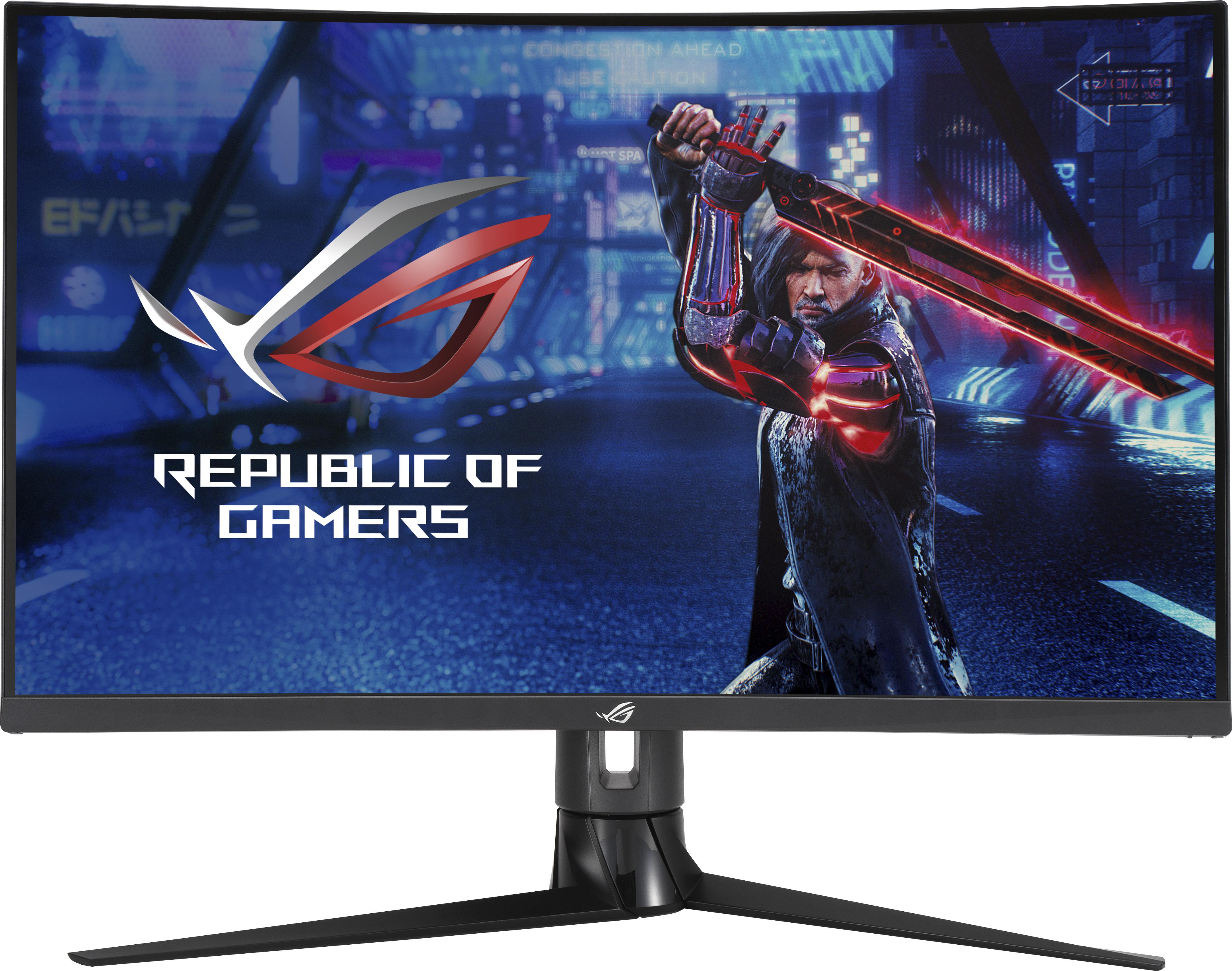 Монитор ASUS ROG Strix XG32VC, 31.5" VA WQHD 2560x1440, 170Hz, 1 ms, 125% sRGB, FreeSync Premmium Pro, HDR, Curved