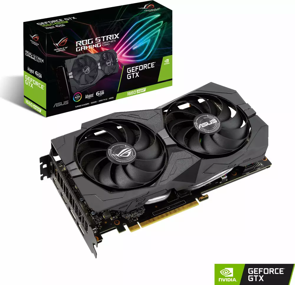 Видео карта ASUS ROG Stirx GTX 1660 Super Advanced Edition 6GB
