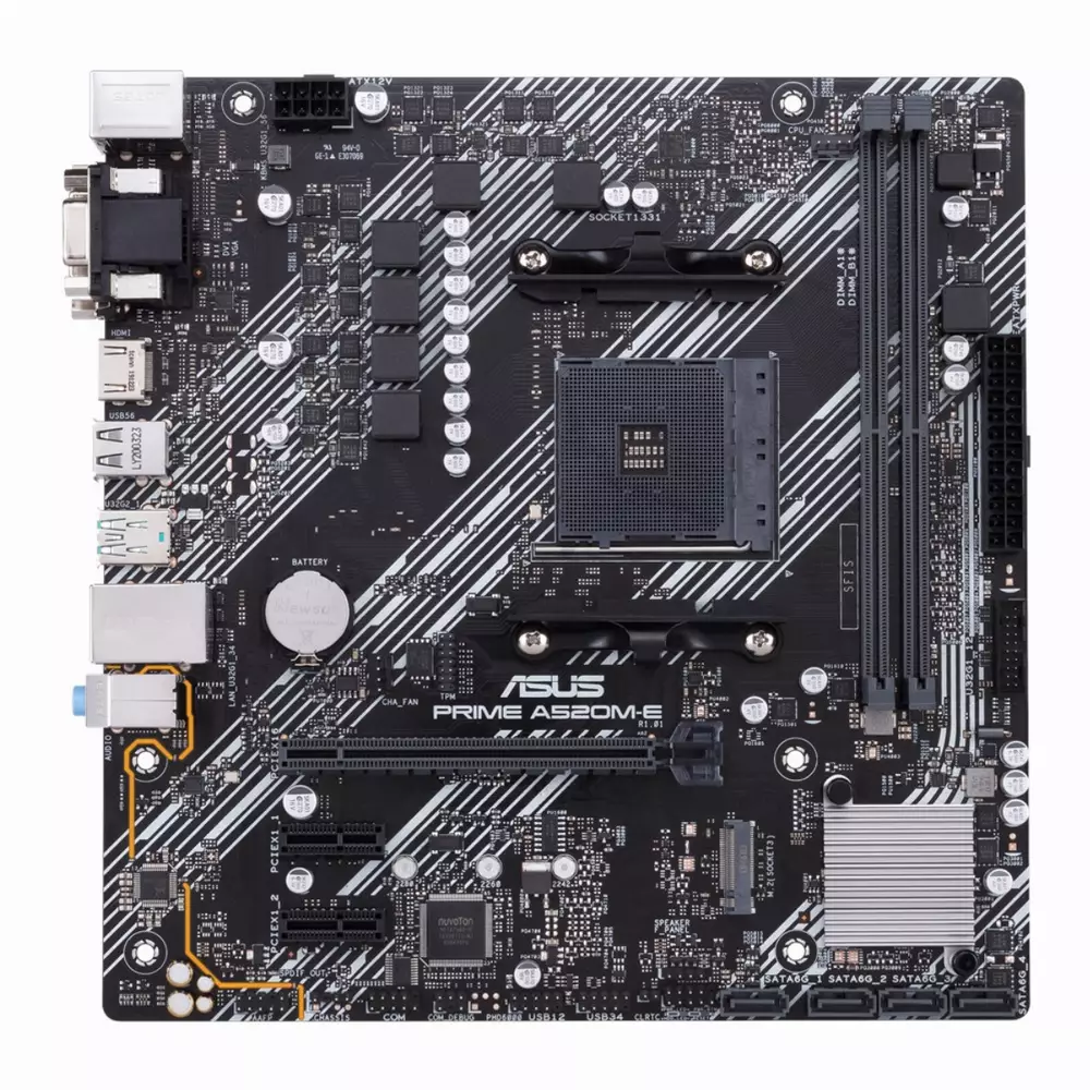 Дънна платка ASUS PRIME A520M-E