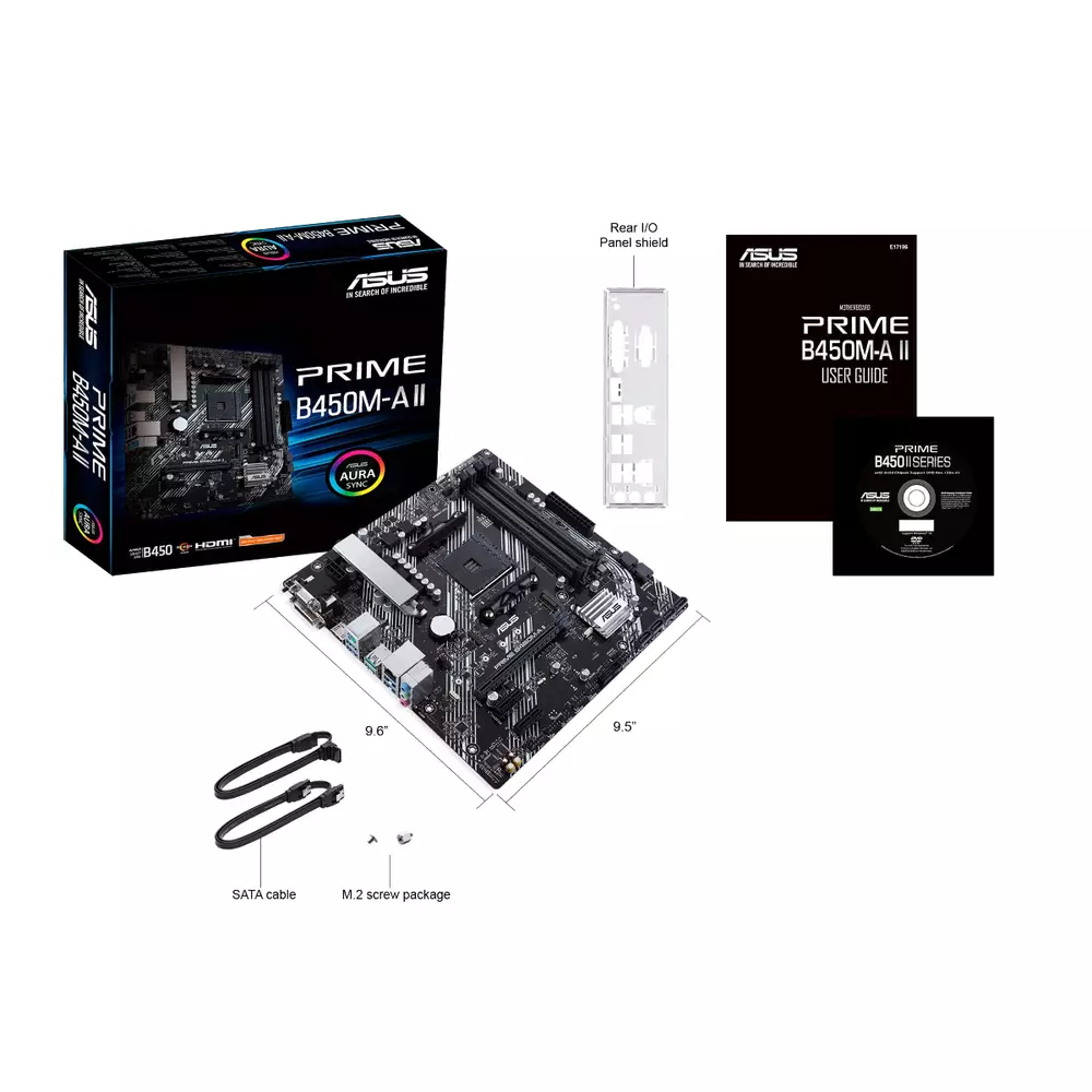 Дънна платка ASUS PRIME B450M-A II