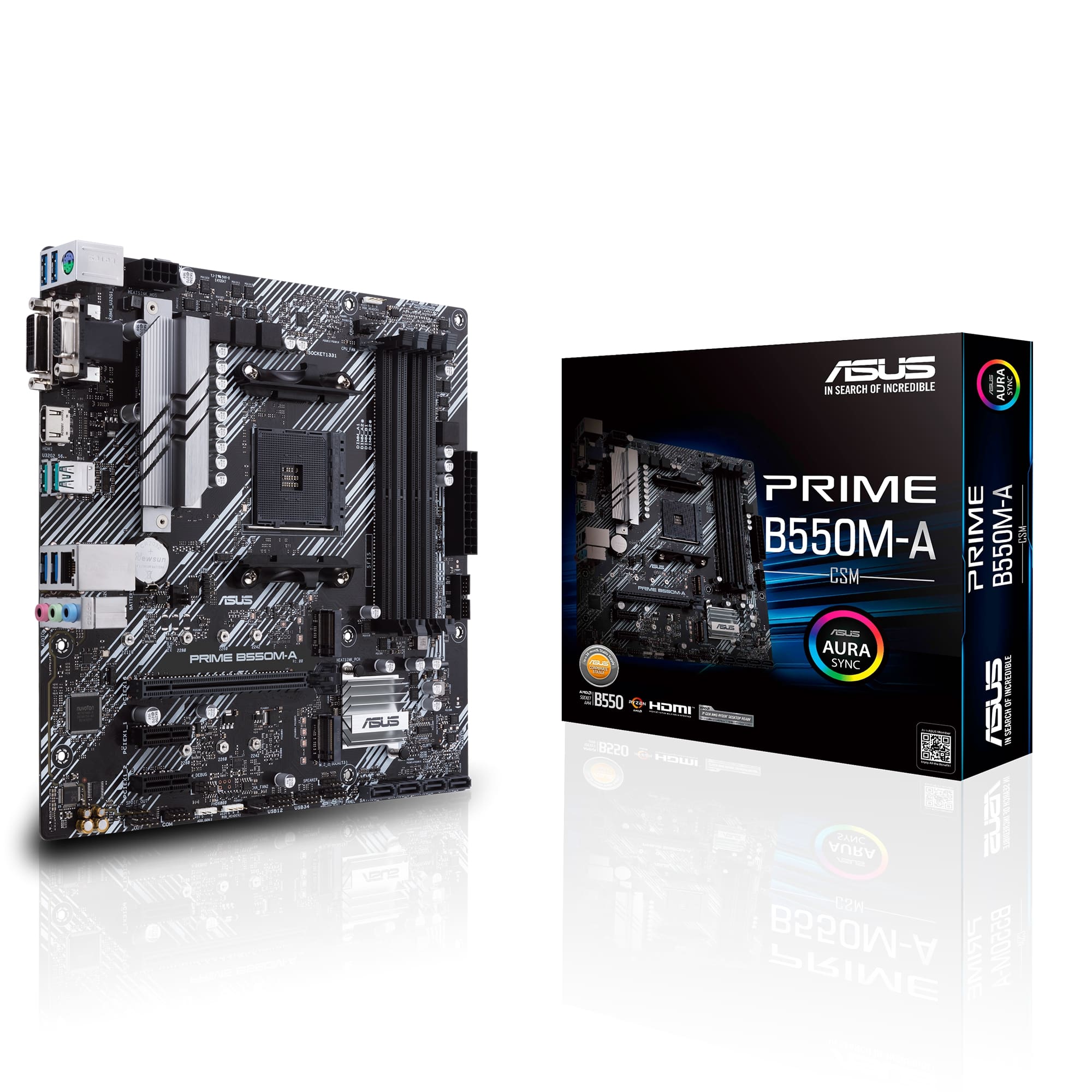 Дънна платка ASUS PRIME B550M-A/CSM