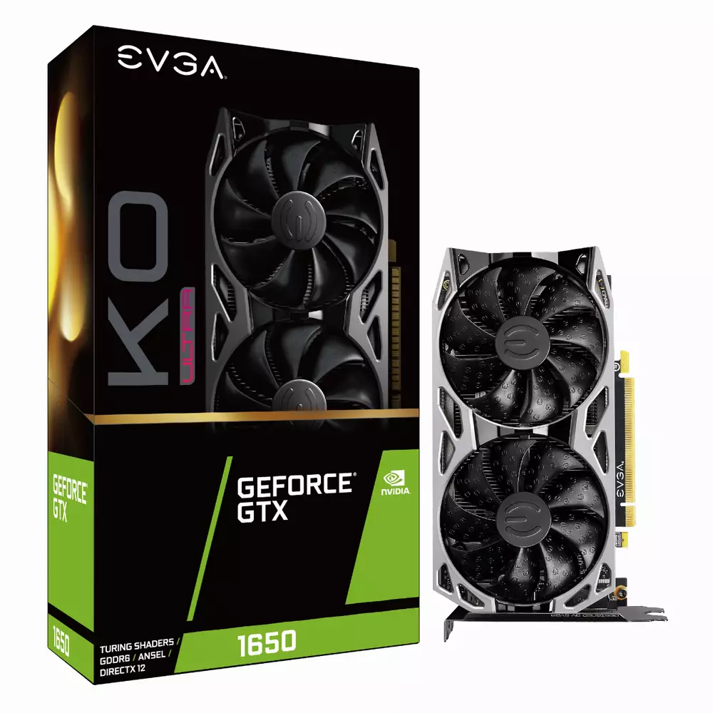 Видео карта EVGA GeForce GTX 1650 KO ULTRA GAMING 4GB