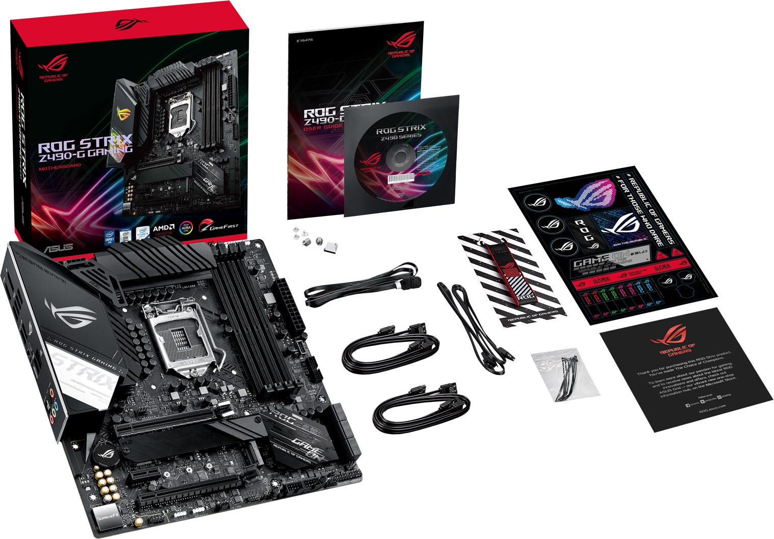 Дънна платка ASUS ROG STRIX Z490-G GAMING