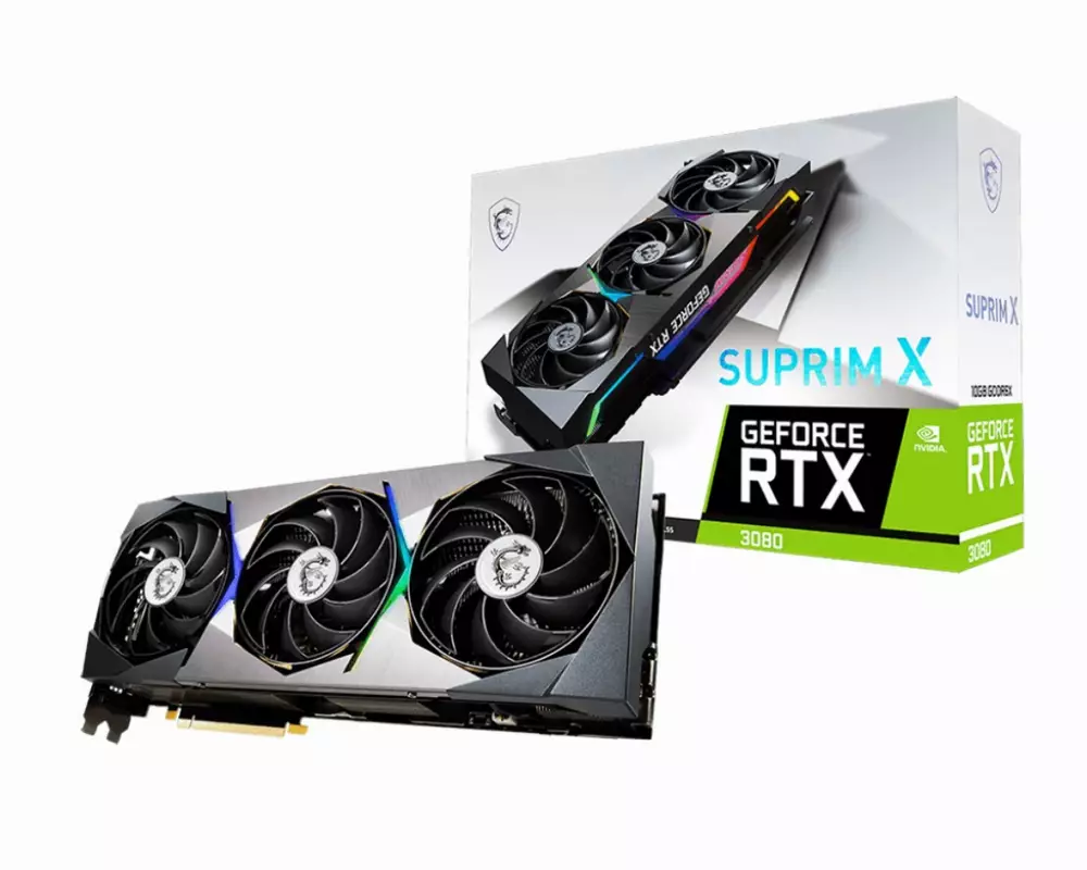 Видео карта MSI GeForce RTX 3080 SUPRIM X 10G GDDR6X