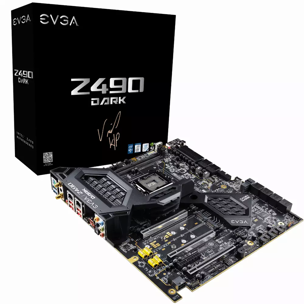 Дънна платка EVGA Z490 DARK K|NGP|N Edition (WI-FI 6)
