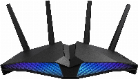Безжичен рутер Asus RT-AX82U AX5400 Dual Band WiFi 6 (802.11ax) Gaming,PS5 Compatible, RGB, AI Mesh, Gigabit, USB 3.2