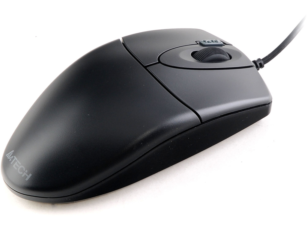 Мишка A4 OP-620D Optical Wired Mouse Black USB