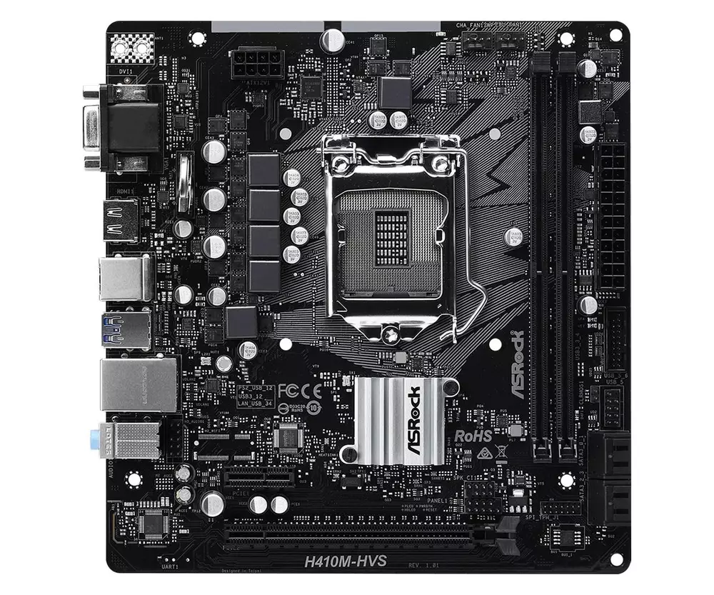 Дънна платка Asrock H410M-HVS