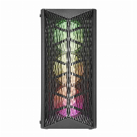 Кутия Estillo CMT211A RGB TG Mid-Tower Черна