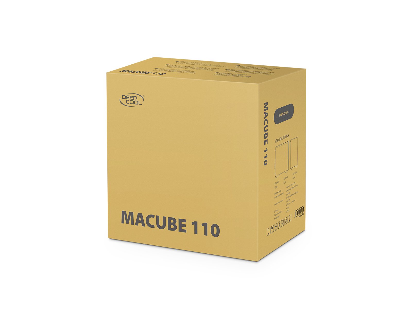 Кутия DeepCool MACUBE 110 WH mATX