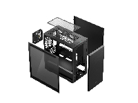 Кутия DeepCool MACUBE 110 mATX Black