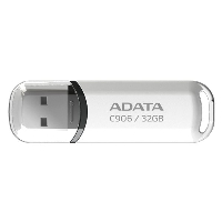 USB ADATA 32GB C906 USB 2.0 WHITE