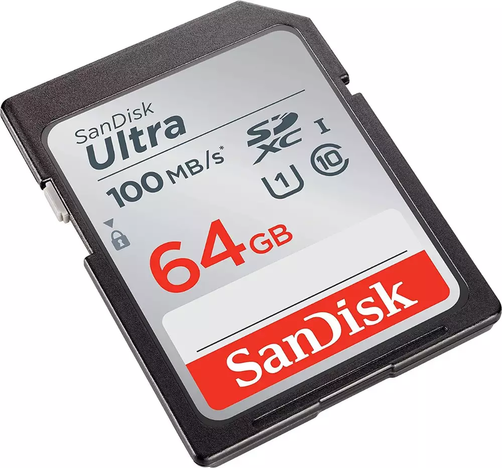 Карта памет SANDISK Ultra&reg; SDXC, 64GB, Class 10, UHS-I, 100 Mb/s