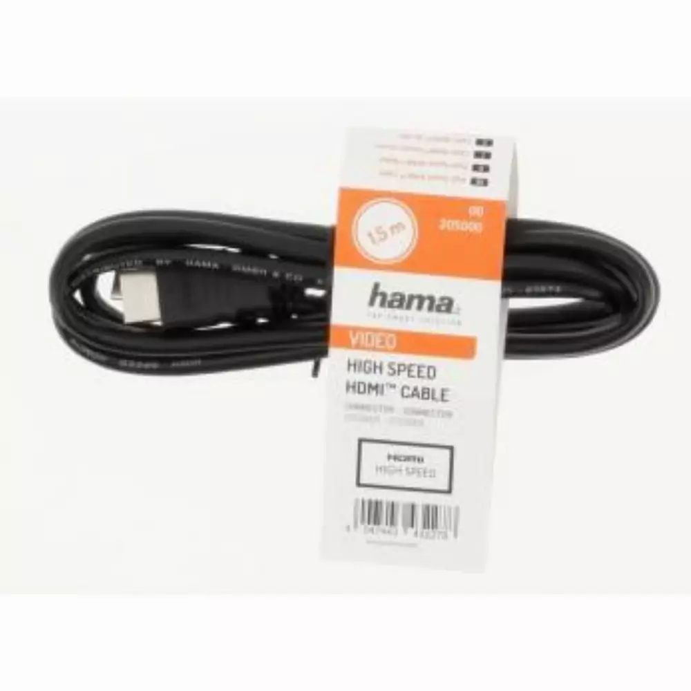 Кабел HAMA HDMI 205001, мъжко-мъжко, 3 м, Екраниран
