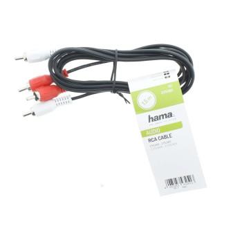Аудио кабел HAMA 205085, 2 x Чинч-2 x Чинч, 1,5м