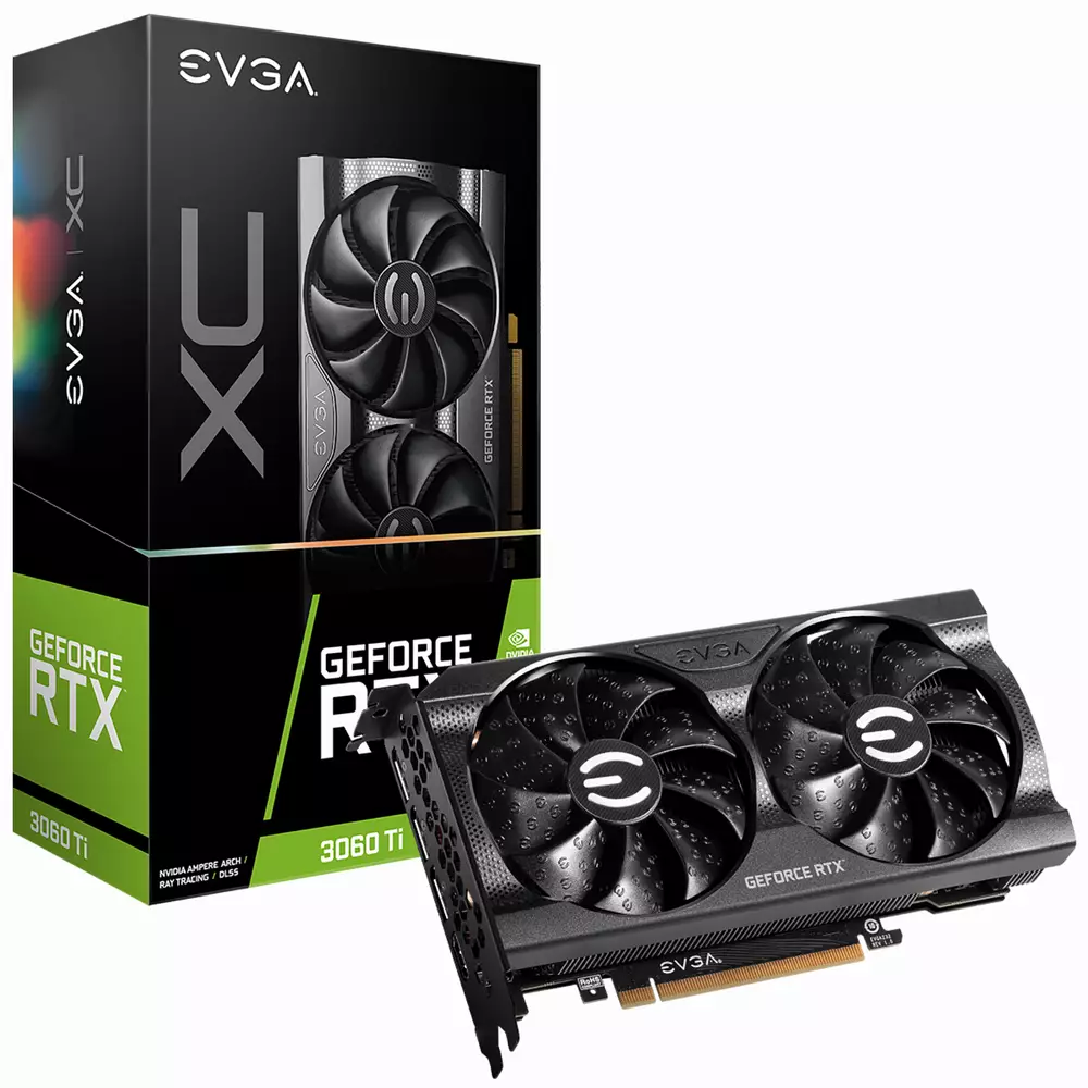 Видео карта EVGA GeForce RTX 3060 Ti XC GAMING 8GB 