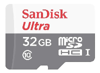 Карта памет SANDISK Ultra microSDHC UHS-I, 32GB, Class 10, 80Mb/s, Адаптер