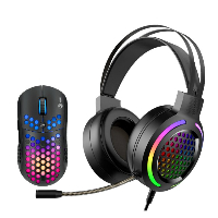 Геймърски комплект Marvo COMBO MH01 Gaming Black 2-in-1 Headset, Mouse RGB 